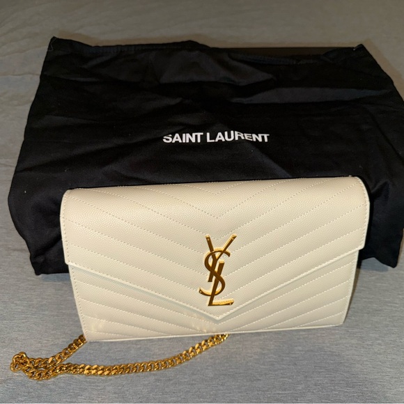 YSL CLASSIC CASSANDRE CHAIN WALLET - Picture 2 of 6